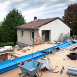 Extension de maison avec véranda-salle à manger Arnouville